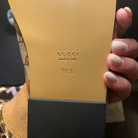 Gucci canvas slide - Picture 2 of 8